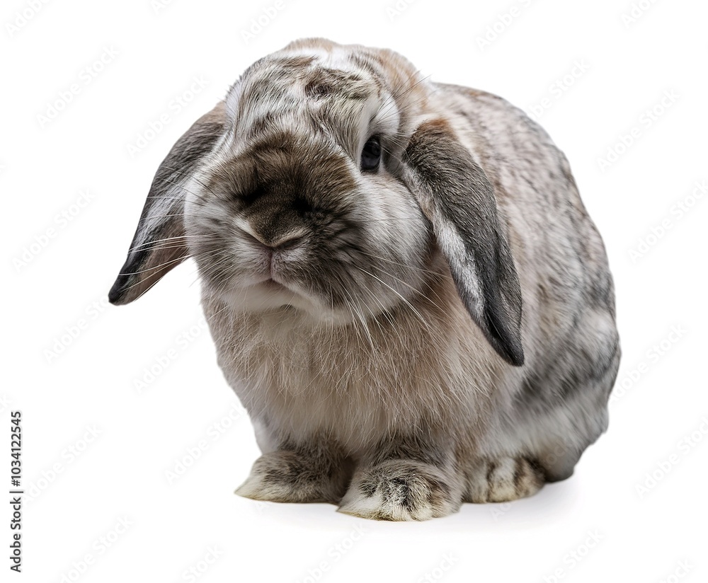 Rabbit isolated on a white background Rabbit isolated on a white background