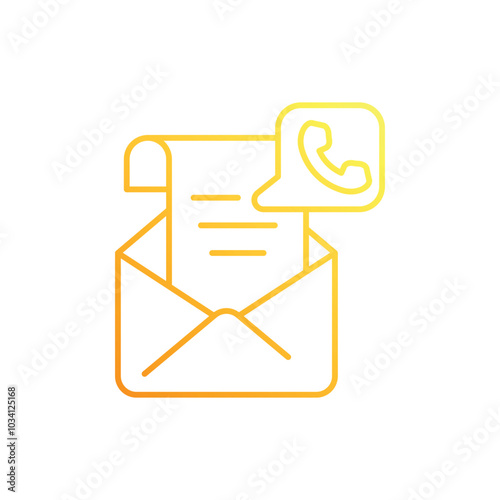 Email CTA vector icon