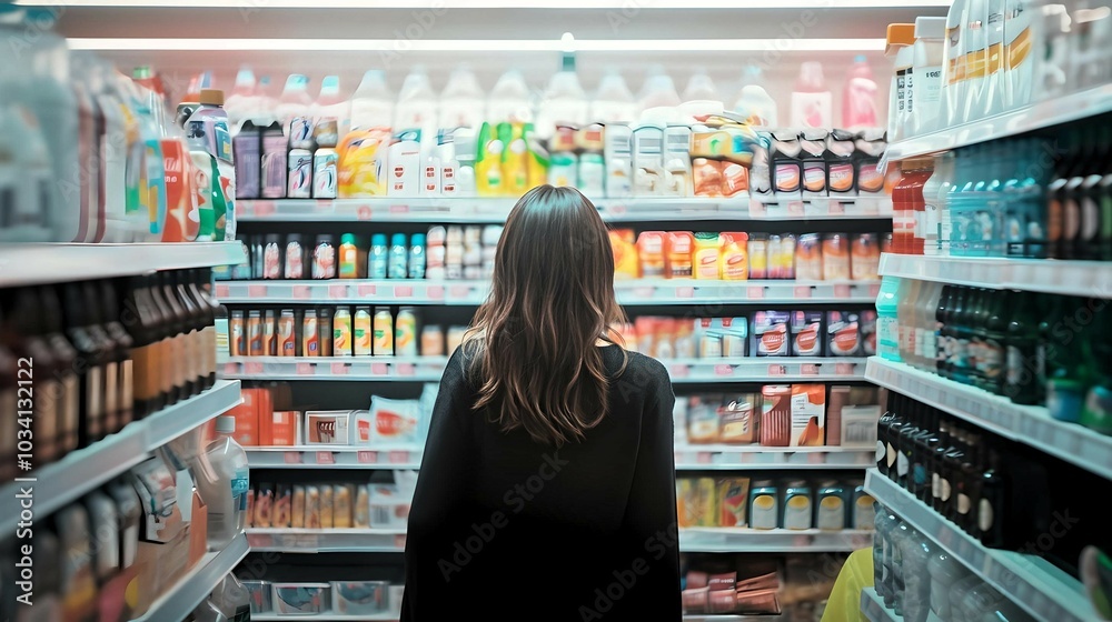 person in supermarket person in supermarket