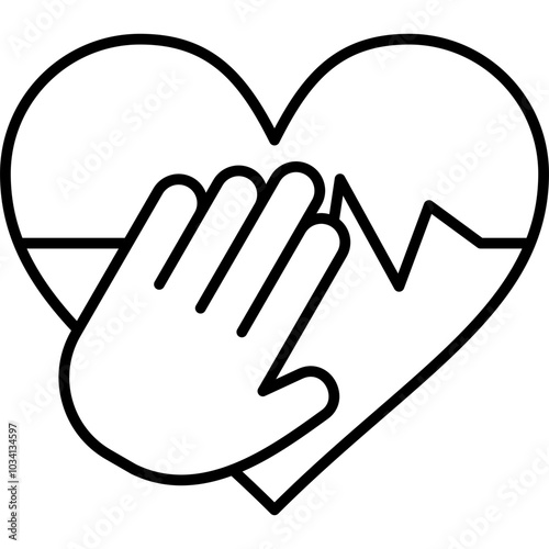 CPR Hand Icon