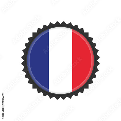 France Flag Badge icon