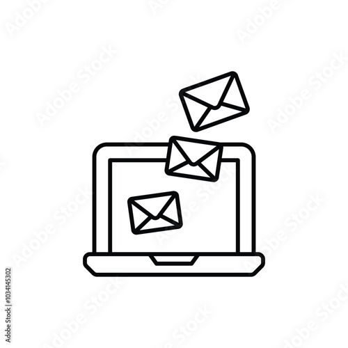 Bulk Email vector icon