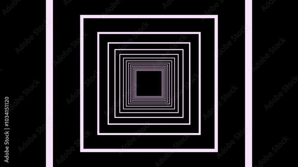 Looping animation of smooth glowing box on dark background with soft glow Looping animation of smooth glowing box on dark background with soft glow