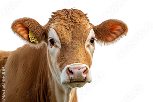 cow isolated on transparent background as a graphic resource for advertisements  photo