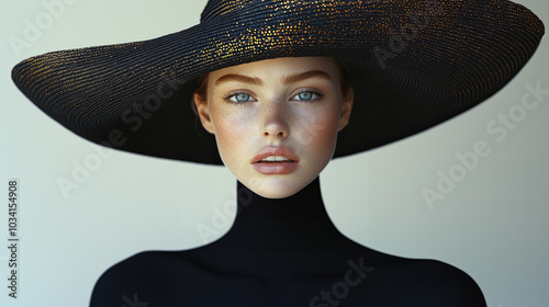 Wallpaper Mural A close-up Beauty Portrait, Skincare, young women with a glowing skin,  Face, Fashion, Cosmetics, Foundation, Makeup Torontodigital.ca