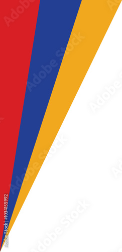 Armenian Flag Corner Design