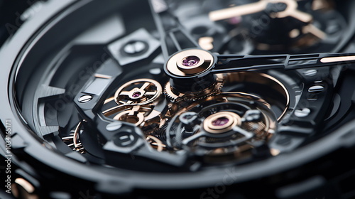 Wallpaper Mural Precision Mechanics Frozen in Time High-Tech Watch Evolution Torontodigital.ca