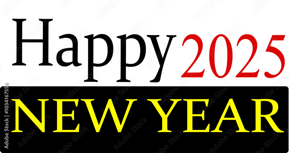 Obraz premium welcome to the country happy new year 2025