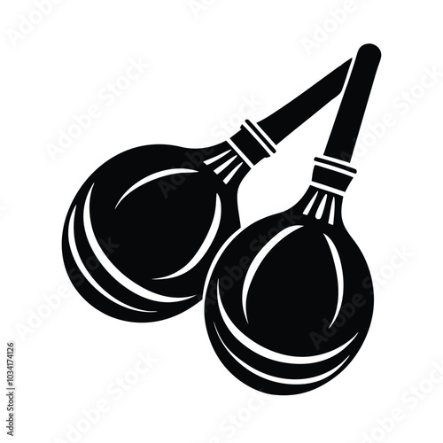 Artistic Castanets Vector Illustration
