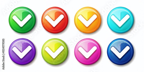 Vector False Check Mark Icons for Graphic Design and UI Use