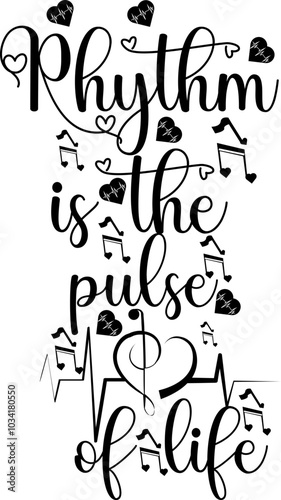music t shirt sentence