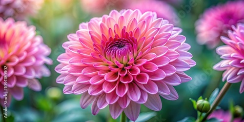 Pink chrysanthemum flower in full bloom, pink, chrysanthemum, flower, bloom, flora, garden, nature, spring, petals, colorful