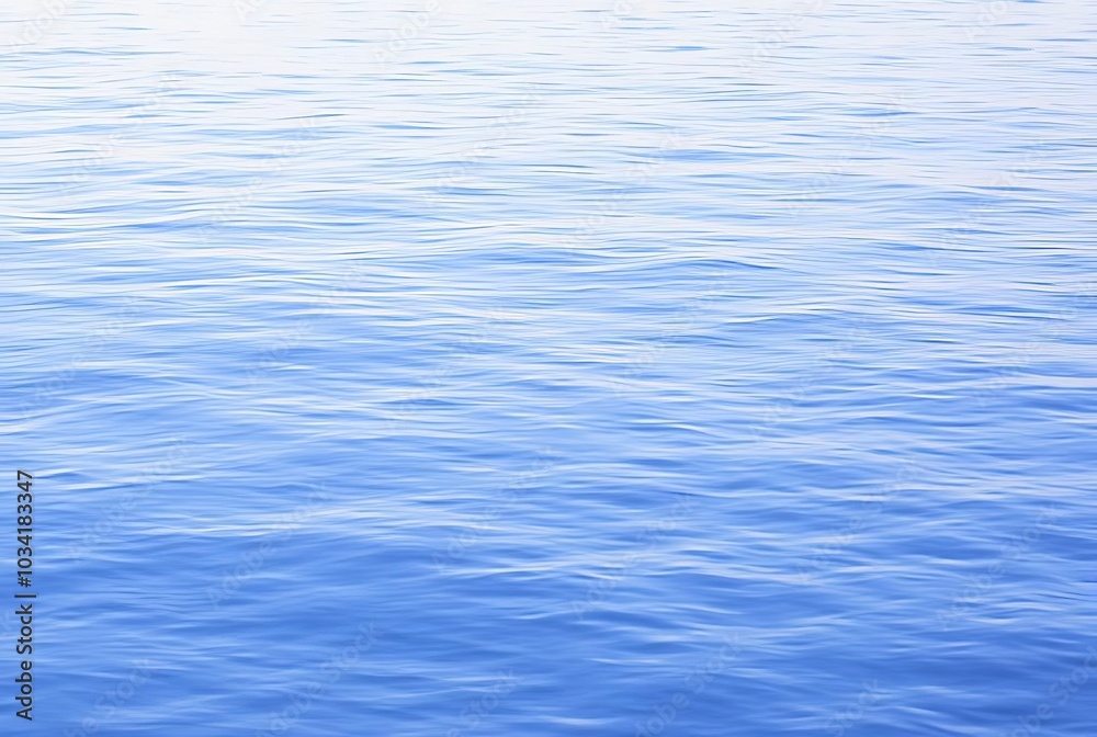 Naklejka premium Mirror Sea An unusually calm sea where waves are minimal and the