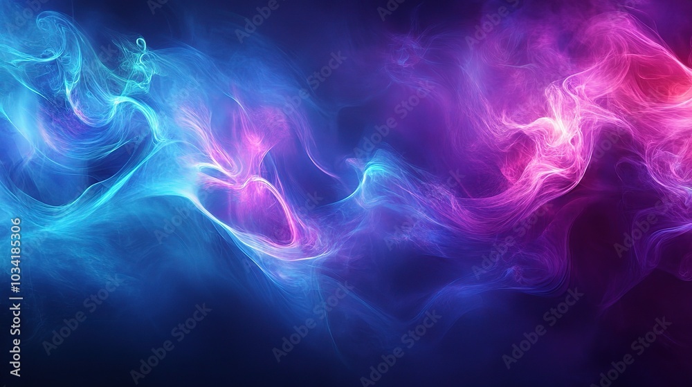 Abstract light waves Abstract light waves