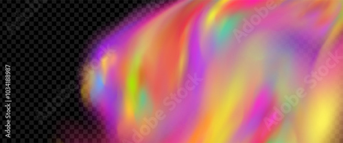 Background of an explosion of colorful smoke clouds.Multicolor fog with blue and yellow particles.Explosions of color powder.