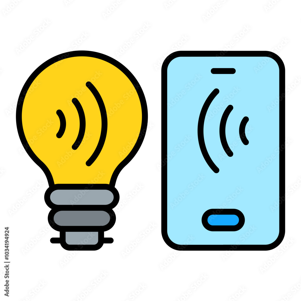 Smart Lamp Icon Smart Lamp Icon
