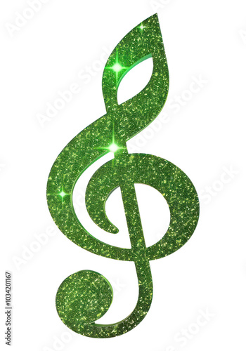 PNG Green circle symbol music. photo