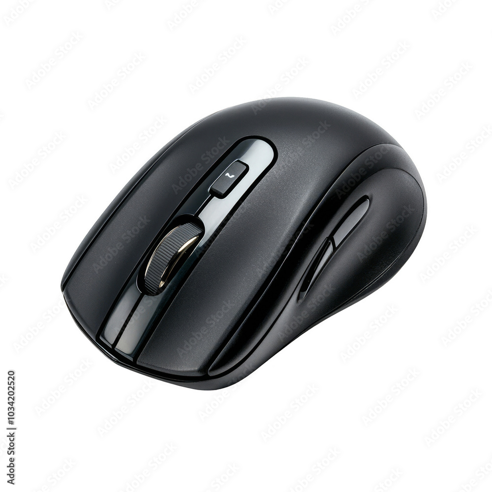 Wireless computer mouse on white isolate background. Wireless computer mouse on white isolate background.