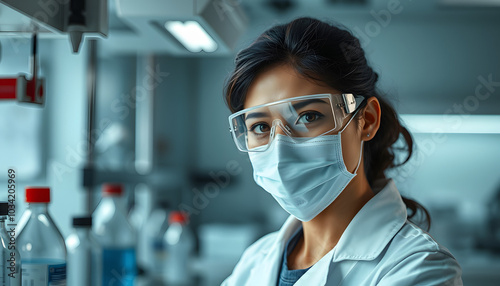 in the lab isolated with white highlights, png