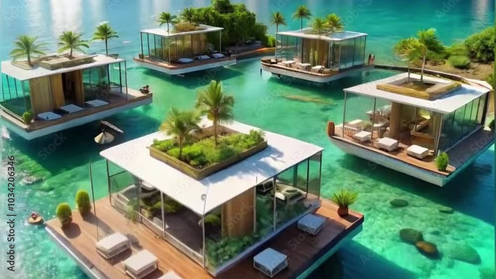 Floating Island Resort in next gen Floating Island Resort in next gen