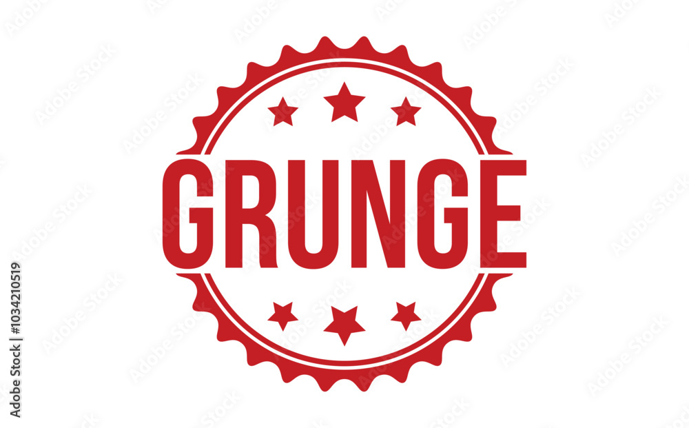 Obraz premium Grunge red rubber stamp vector design.