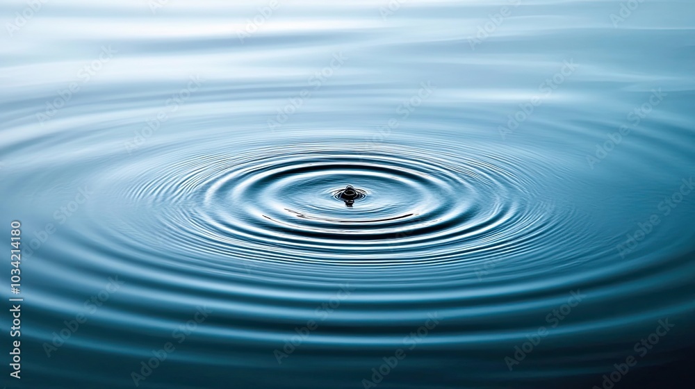 Water Drop Ripples Abstract Background