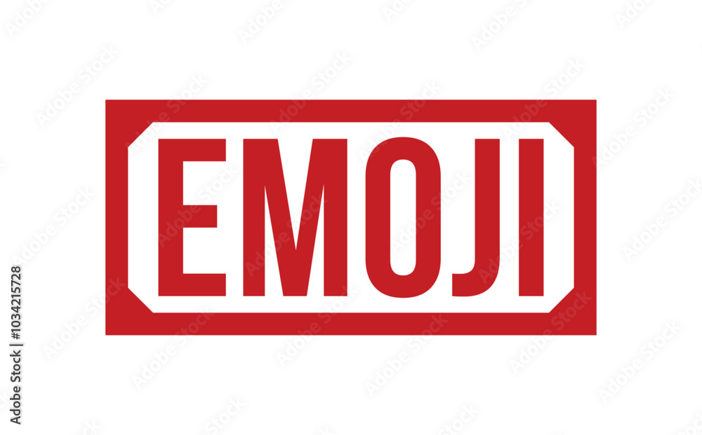 Emoji rubber stamp on white background. Emoji Stamp. Emoji rubber stamp on white background. Emoji Stamp.