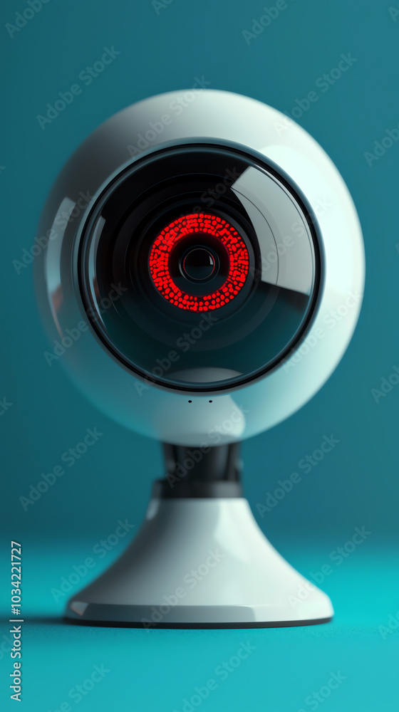 Webcam with a unique design, white background Webcam with a unique design, white background