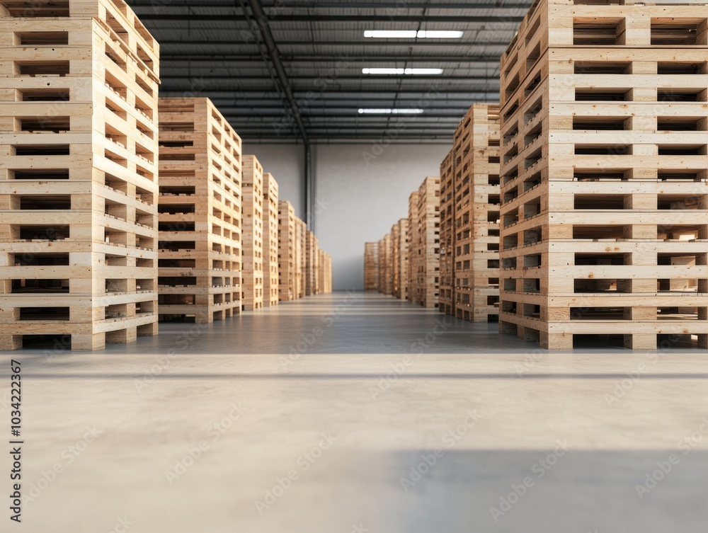Warehouse pallets