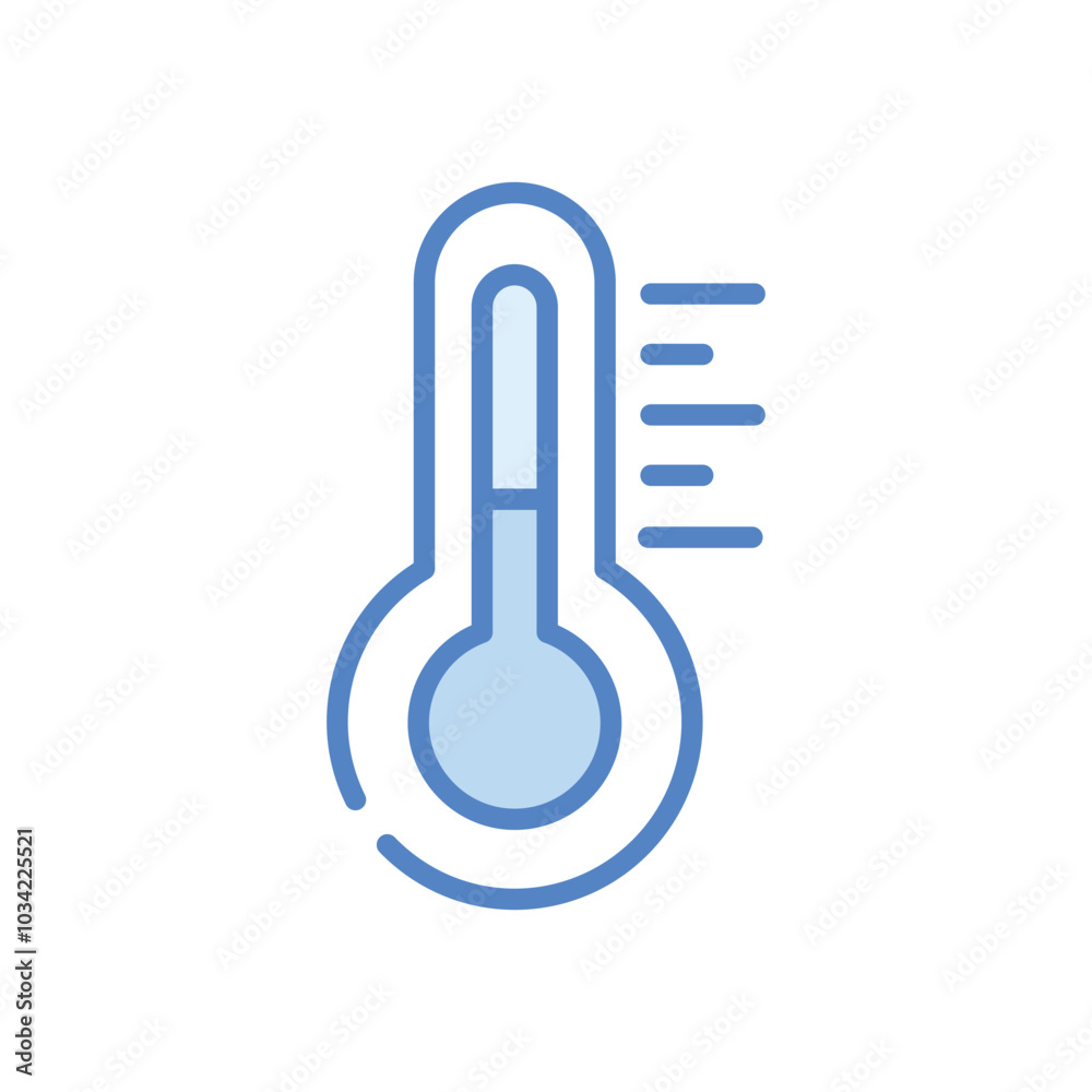 Thermometer vector icon Thermometer vector icon