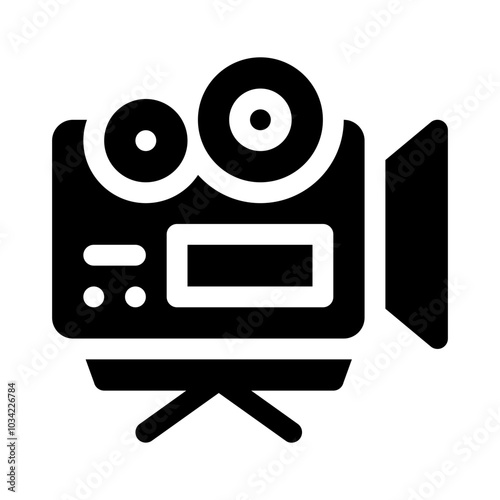 Video Camera glyph icon