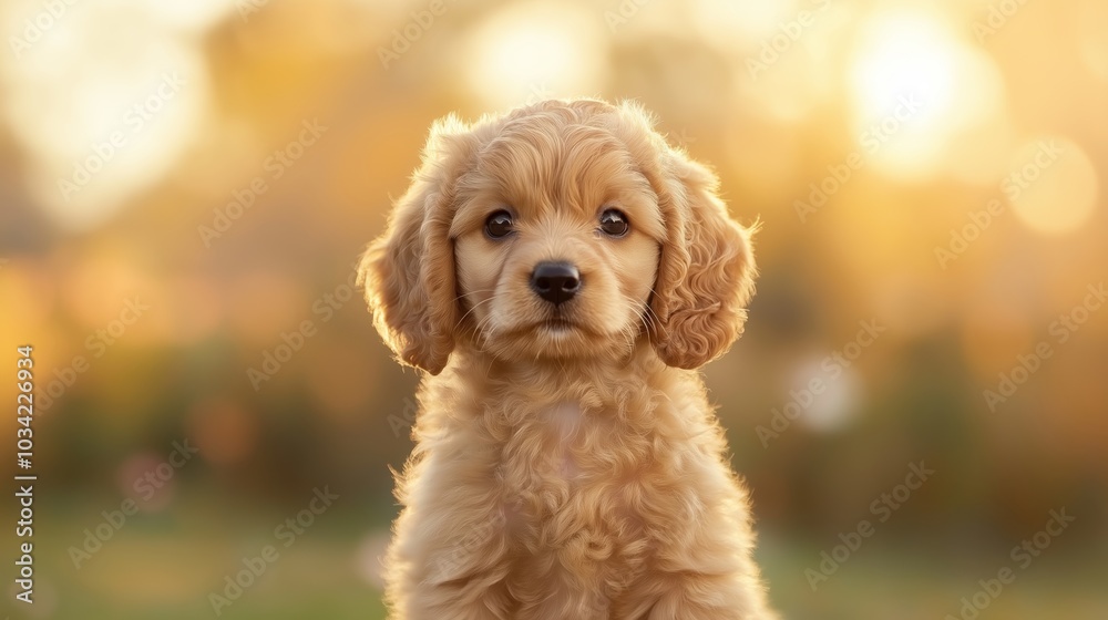 This adorable puppy captures hearts with its soft fur and innocent gaze. Surrounded by warm golden light, it embodies joy and companionship in a serene outdoor setting. This adorable puppy captures hearts with its soft fur and innocent gaze. Surrounded by warm golden light, it embodies joy and companionship in a serene outdoor setting.