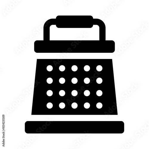 Grater glyph icon