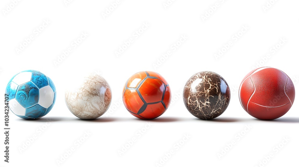 Balls Isolated On White, Showcasing A Variety Of Sports, Wallpaper Pictures, Background Hd