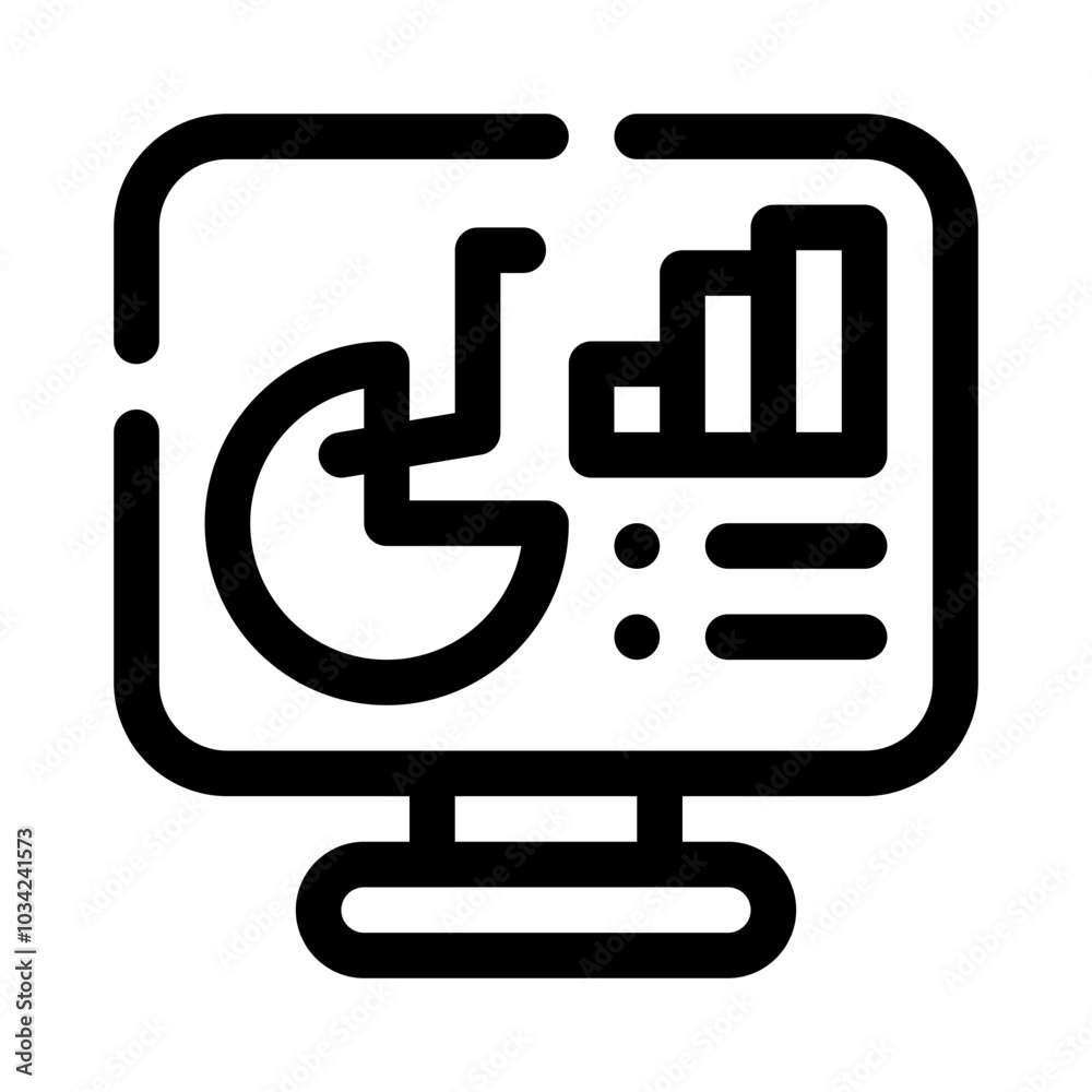 Business Intelligence line icon