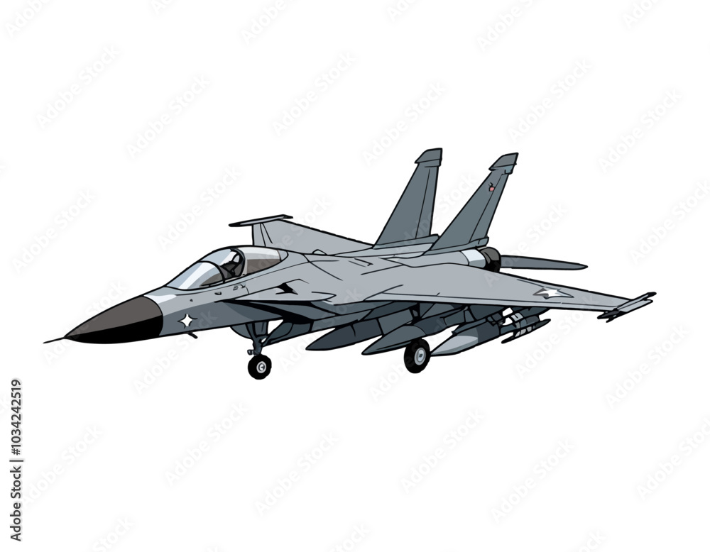military jet fighter isolated on white background military jet fighter isolated on white background