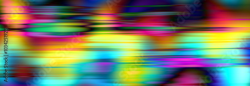 Abstract fractal explosion of spectral colors in motion, creativity and imagination.