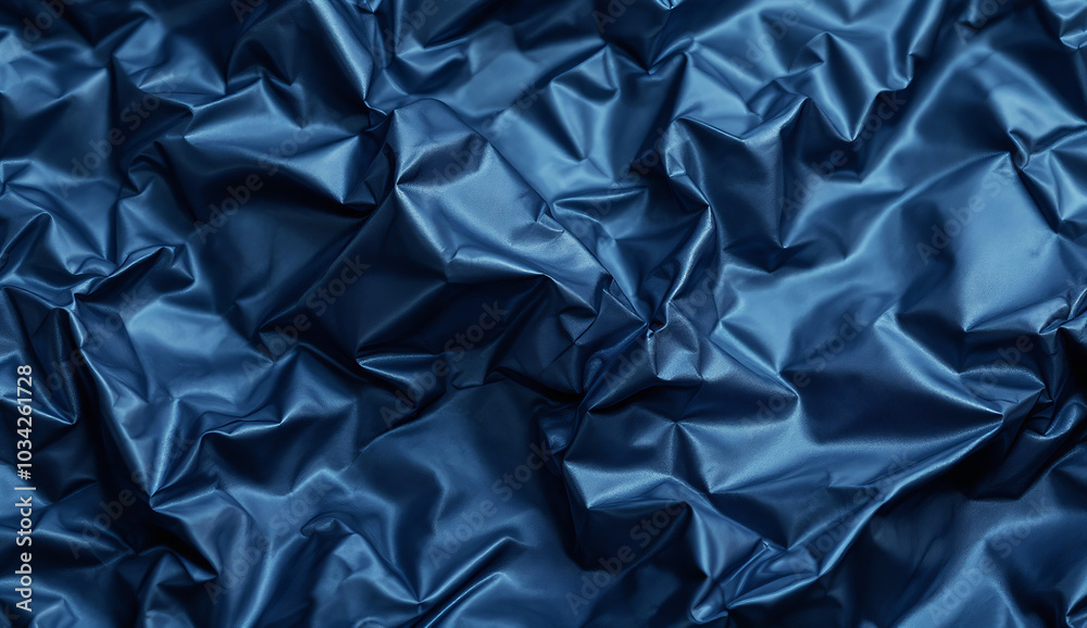 This image features a crumpled metallic blue texture, creating a shiny and abstract background with dynamic folds and reflections.
This image features a crumpled metallic blue texture, creating a shiny and abstract background with dynamic folds and reflections.