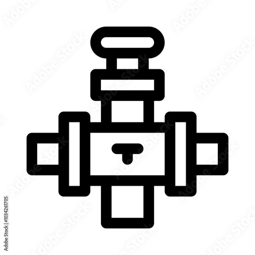 Pipe Fittings line icon