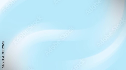 Abstract light blue background with white, blurry, curved lines suitable for digital design projects, website backgrounds, and modern presentations