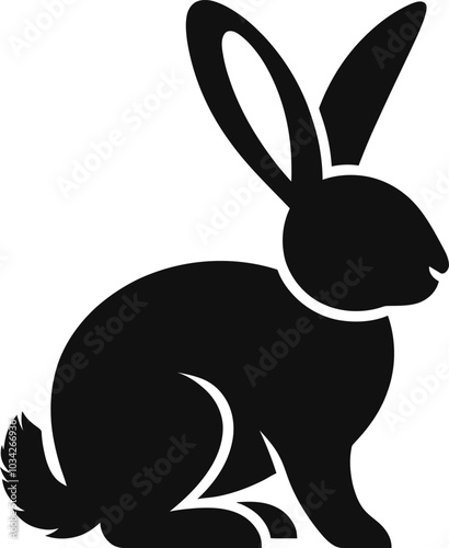a rabit silhouette icon