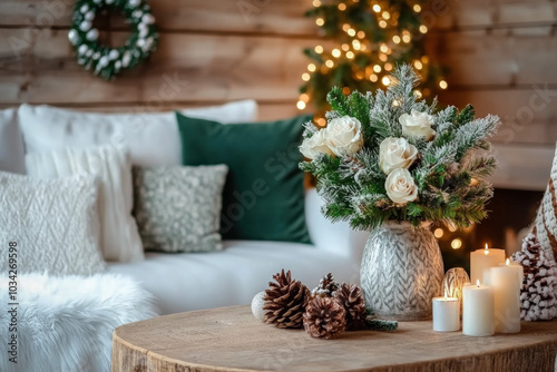 Cozy Indoor Setting With A ...