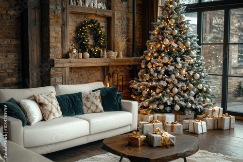 Cozy Living Room Scene Wher...