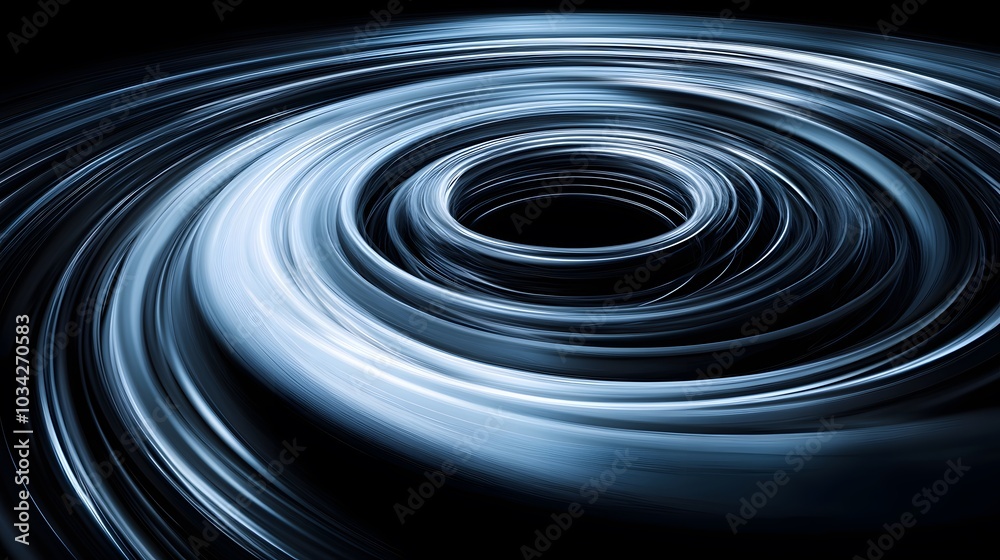 Circular designs in motion creating a sense of endless movement and flowing continuity Circular designs in motion creating a sense of endless movement and flowing continuity