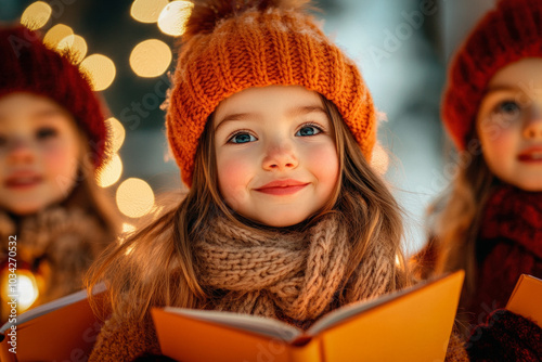 Family Of Carol Singers In ...