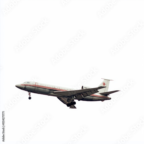 Jet Landing Isolated