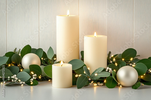 Mantle Decorated For Christ...