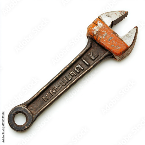 Pipe Wrench Isolated