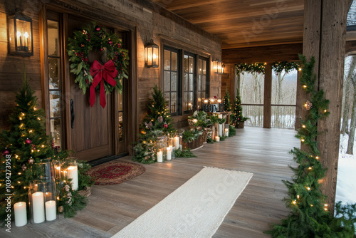 Rustic Door Adorned With A ...