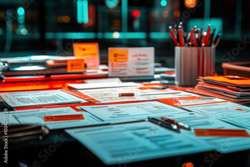 Table Setting At A Seminar,...